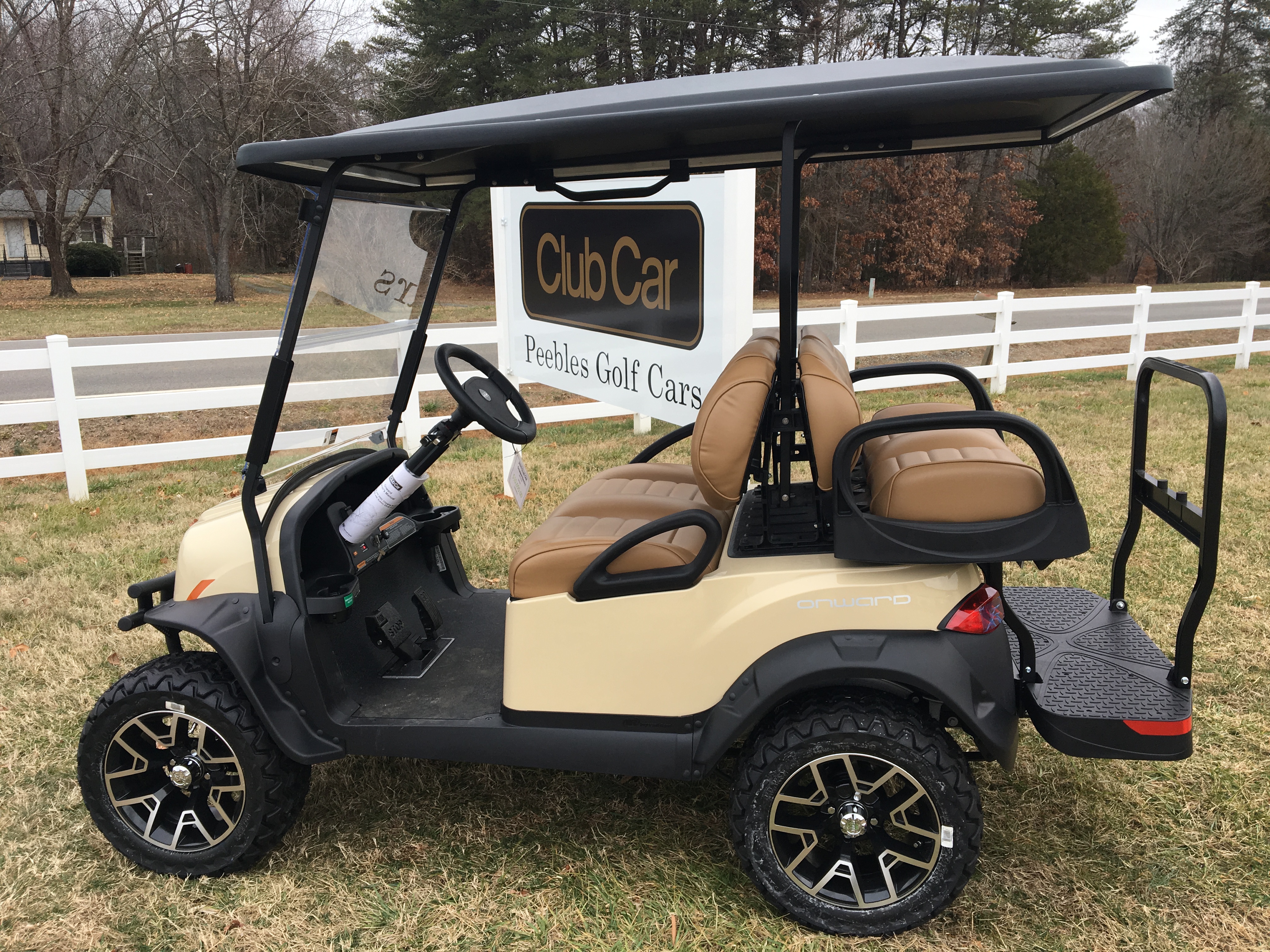 2020 Club Car Onward Lifted Electric PTV – Metallic Beige | Peebles