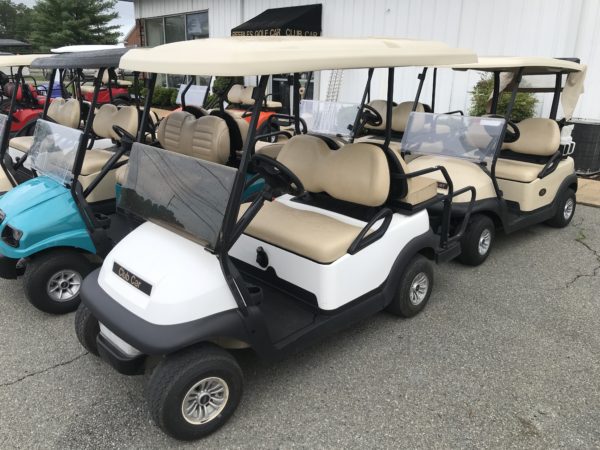 2017 Club Car Villager Gas 4-Passenger Golf Car- White | Peebles Golf Cars