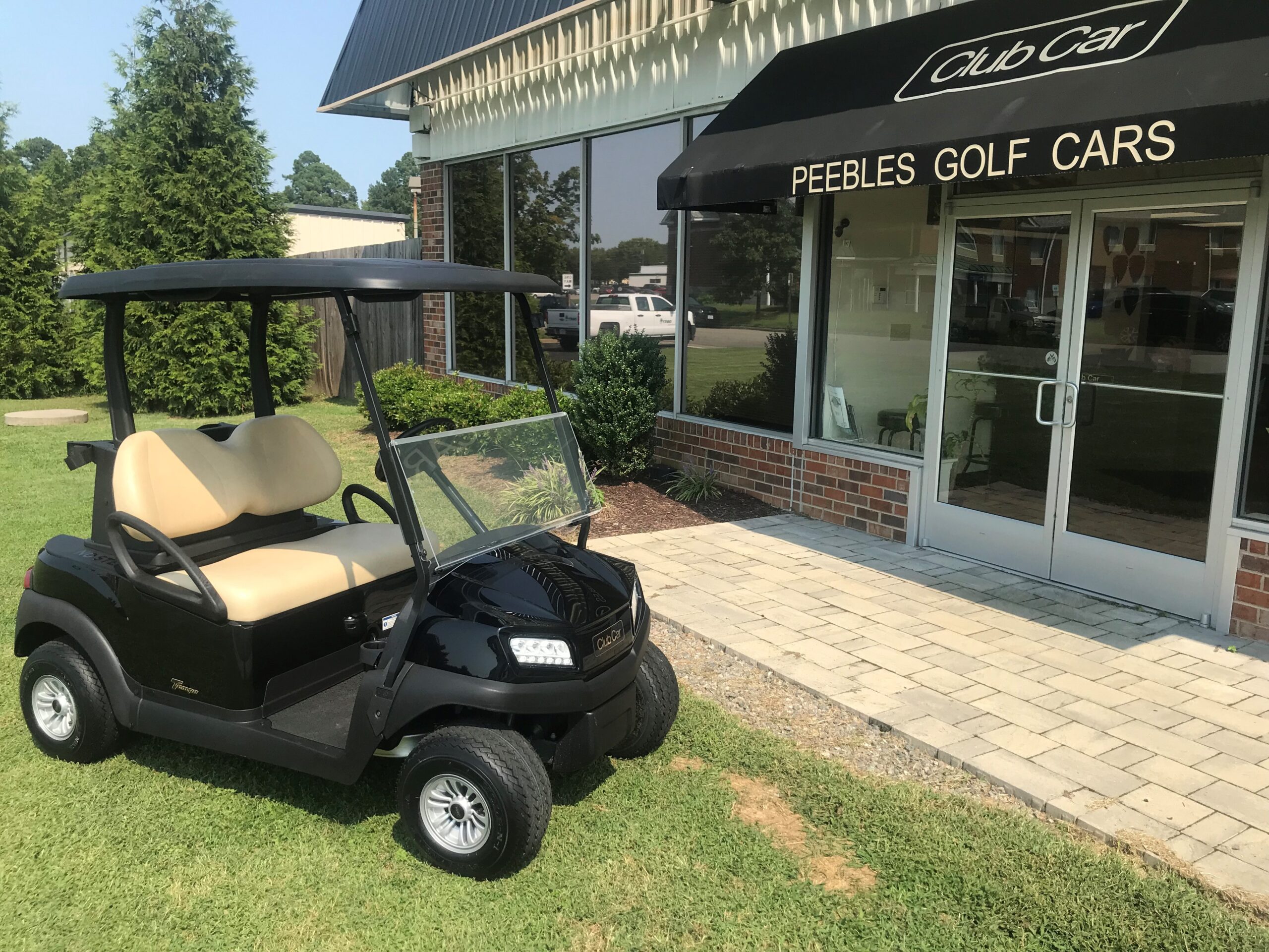 2022 Club Car Tempo Electric Golf Cars- Black | Peebles Golf Cars