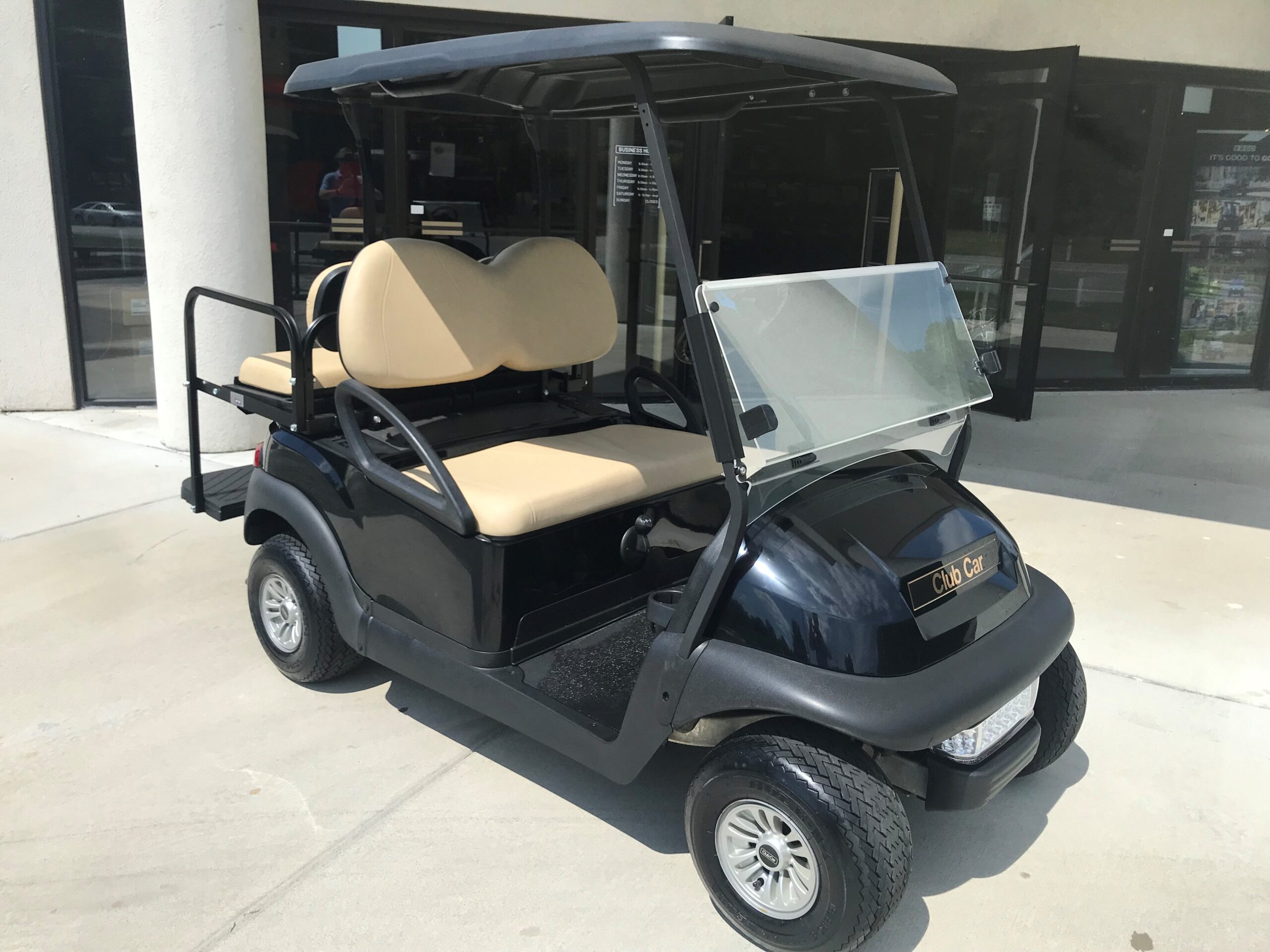 2019 Club Car 4-pass Gas Golf Car- Black | Peebles Golf Cars