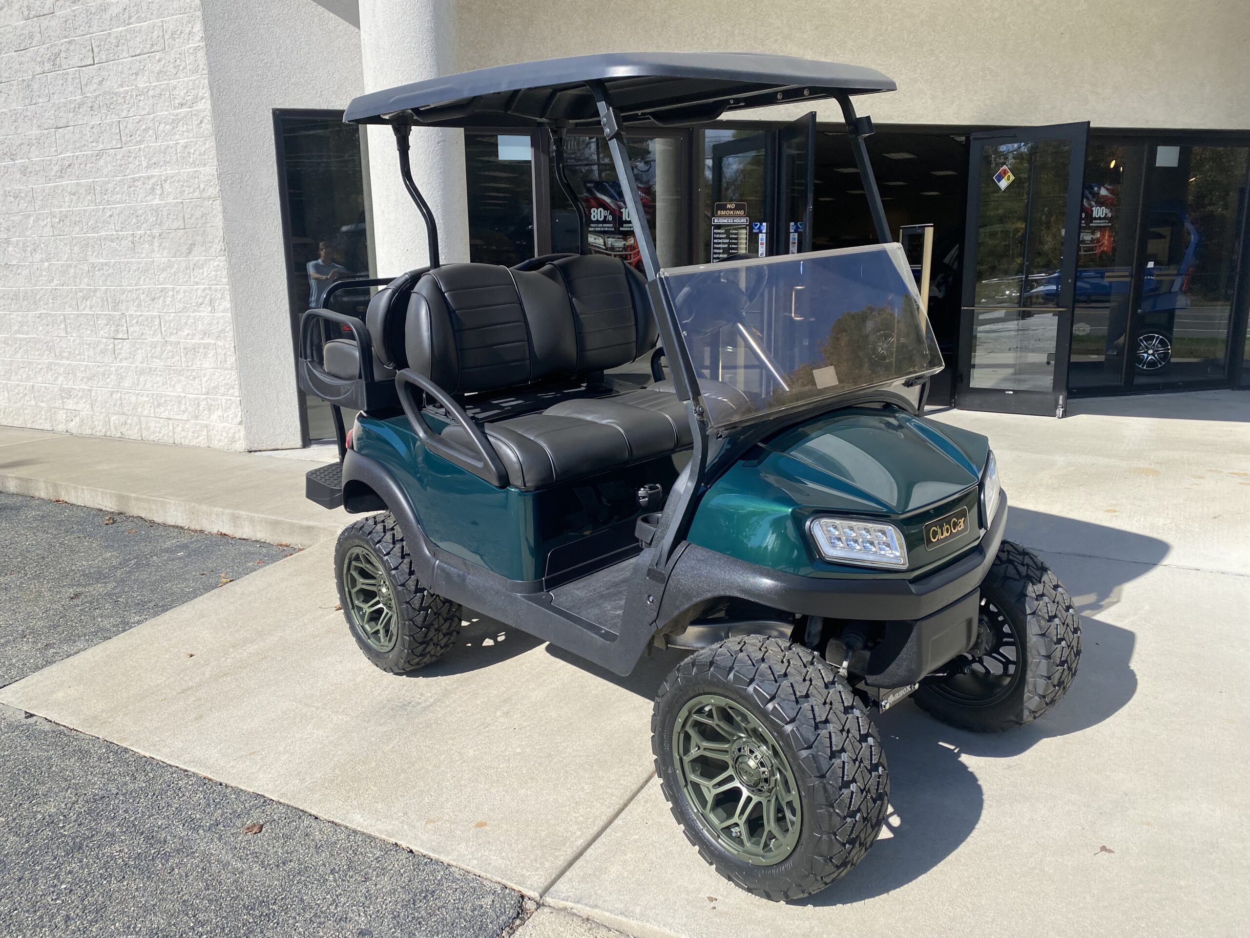 2020 Metallic Green Club Car Tempo Electric 4-Passenger - Image 5
