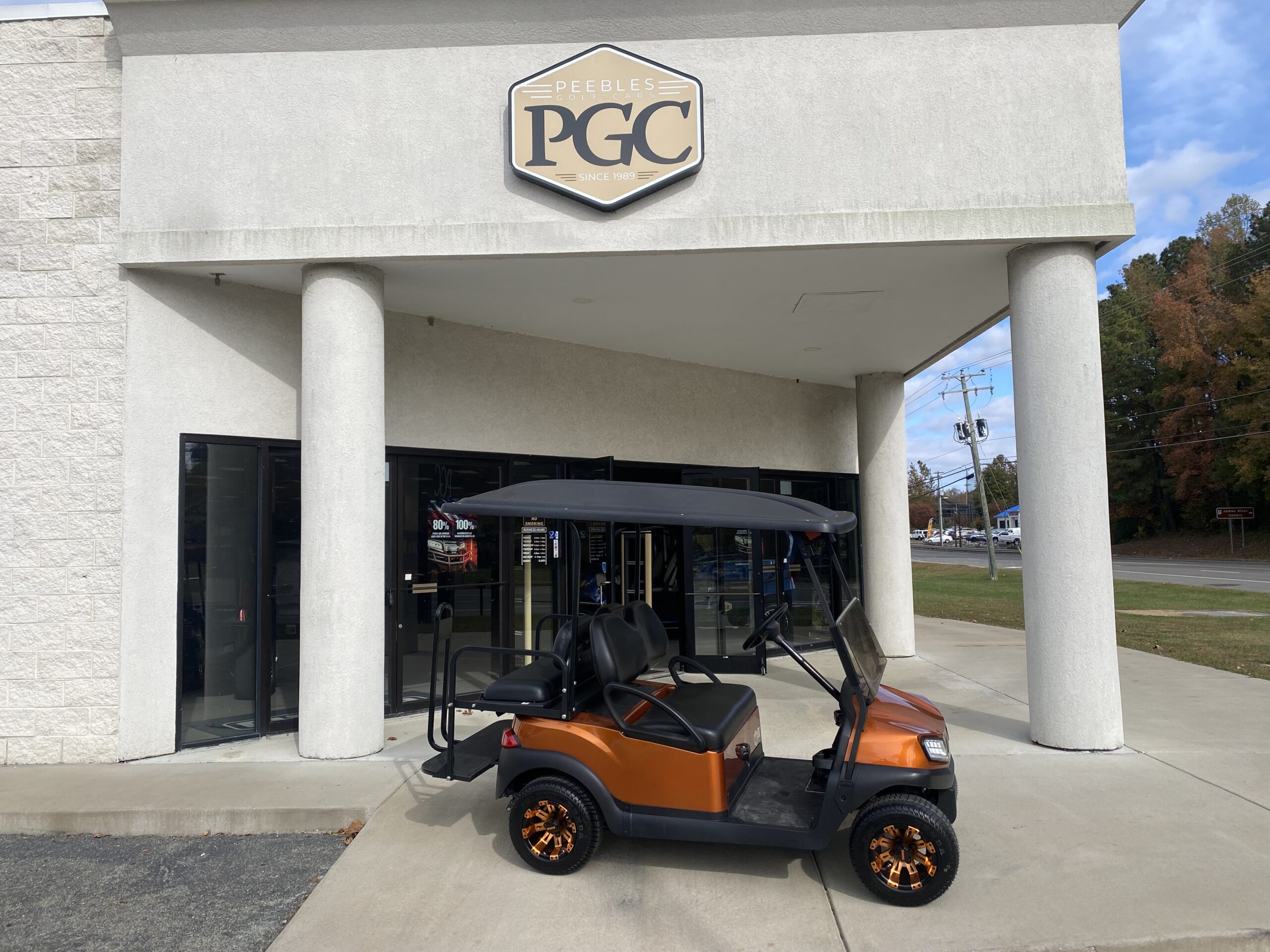 2020 Club Car Tempo Electric 4-Passenger- Orange