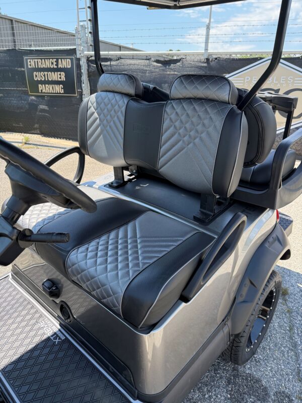 2020 Club Car Lithium Custom Tempo - Platinum Silver - Image 7
