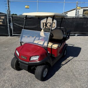 2021 Club Car Tempo - 4 Passenger Electric Golf Cart - Sangria
