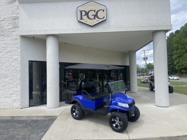 2020 Club Car Lifted Electric 4-pass- Blue Phoenix