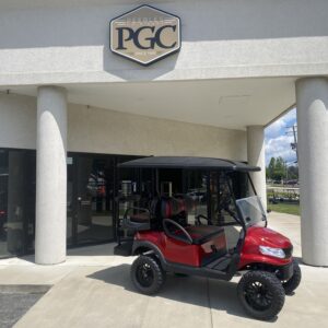 2021 Club Car 4-pass Lifted Electric- Ruby Phoenix