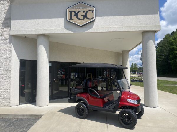 2021 Club Car 4-pass Lifted Electric- Ruby Phoenix