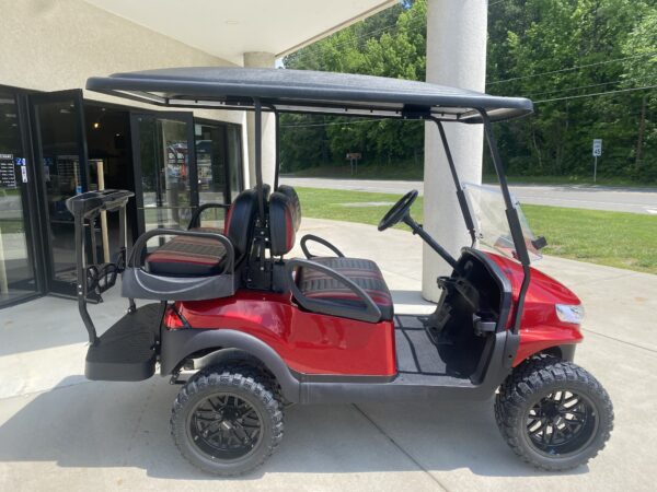 2021 Club Car 4-pass Lifted Electric- Ruby Phoenix - Image 4