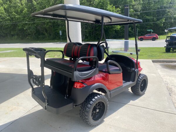 2021 Club Car 4-pass Lifted Electric- Ruby Phoenix - Image 3