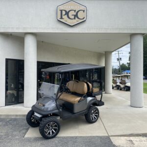 2021 Club Car 4-pass Lifted Electric Golf Car- Graphite