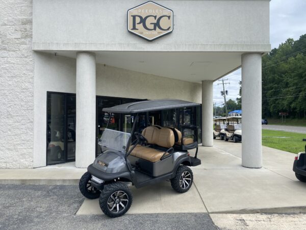 2021 Club Car 4-pass Lifted Electric Golf Car- Graphite