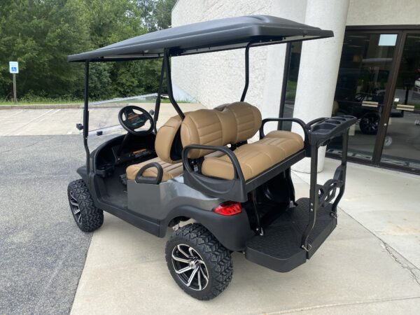2021 Club Car 4-pass Lifted Electric Golf Car- Graphite - Image 2