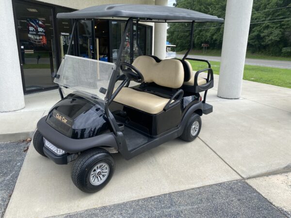 2021 Club Car 4-pass Electric Golf Car- Black - Image 4