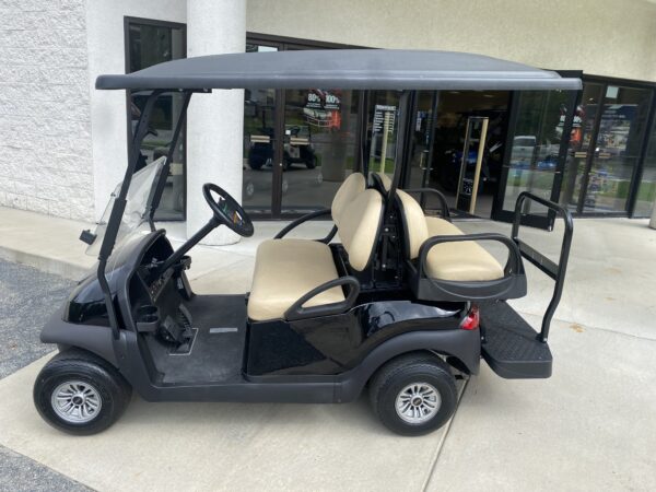 2021 Club Car 4-pass Electric Golf Car- Black - Image 3