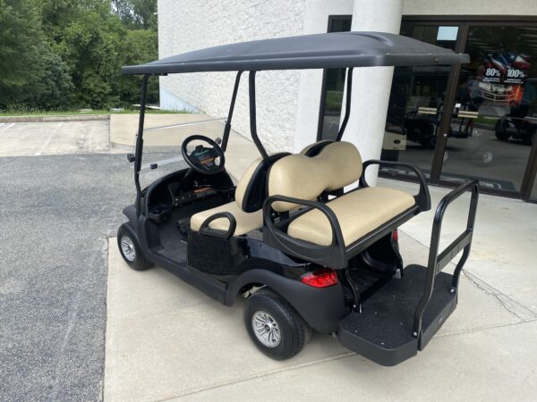 2021 Club Car 4-pass Electric Golf Car- Black - Image 2
