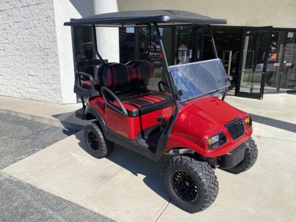 2021 Club Car Lifted Electric 4-passenger- Ruby Phantom - Image 5
