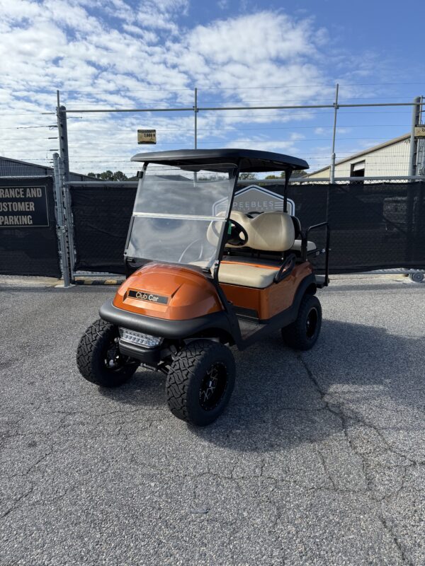 2021 Atomic Orange Club Car Precedent - Electric - 4 Passenger