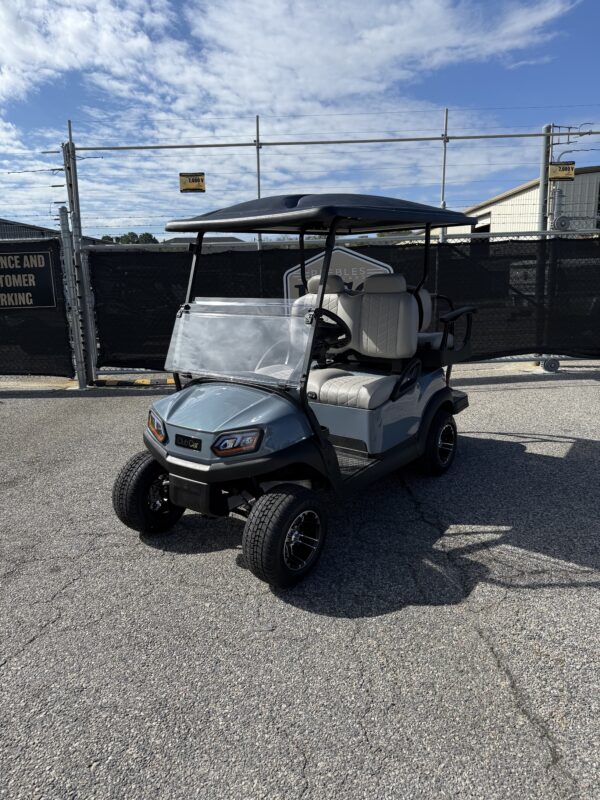 2021 Pearl Mist Club Car Tempo Golf Cart - Trojan Lithium - 4 Passenger