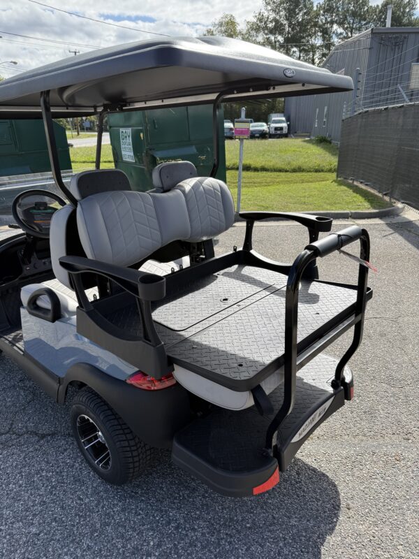 2021 Pearl Mist Club Car Tempo Golf Cart - Trojan Lithium - 4 Passenger - Image 3