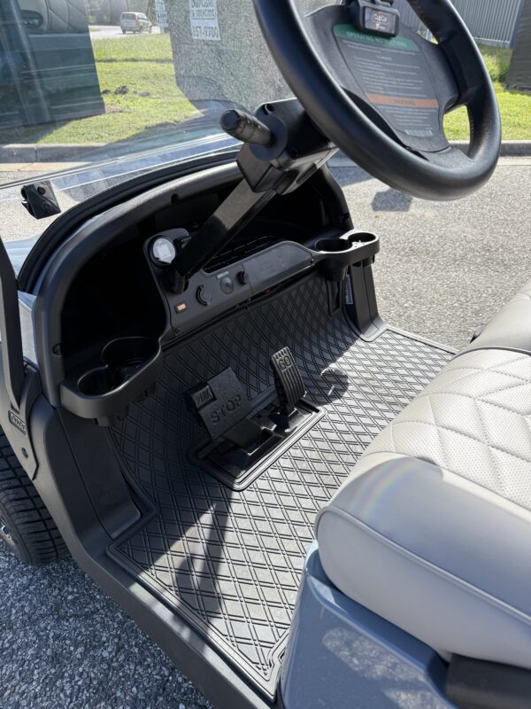 2021 Pearl Mist Club Car Tempo Golf Cart - Trojan Lithium - 4 Passenger - Image 4
