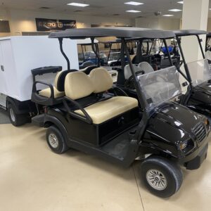 2021 Club Car 4-pass Gas Golf Car- Black Phantom