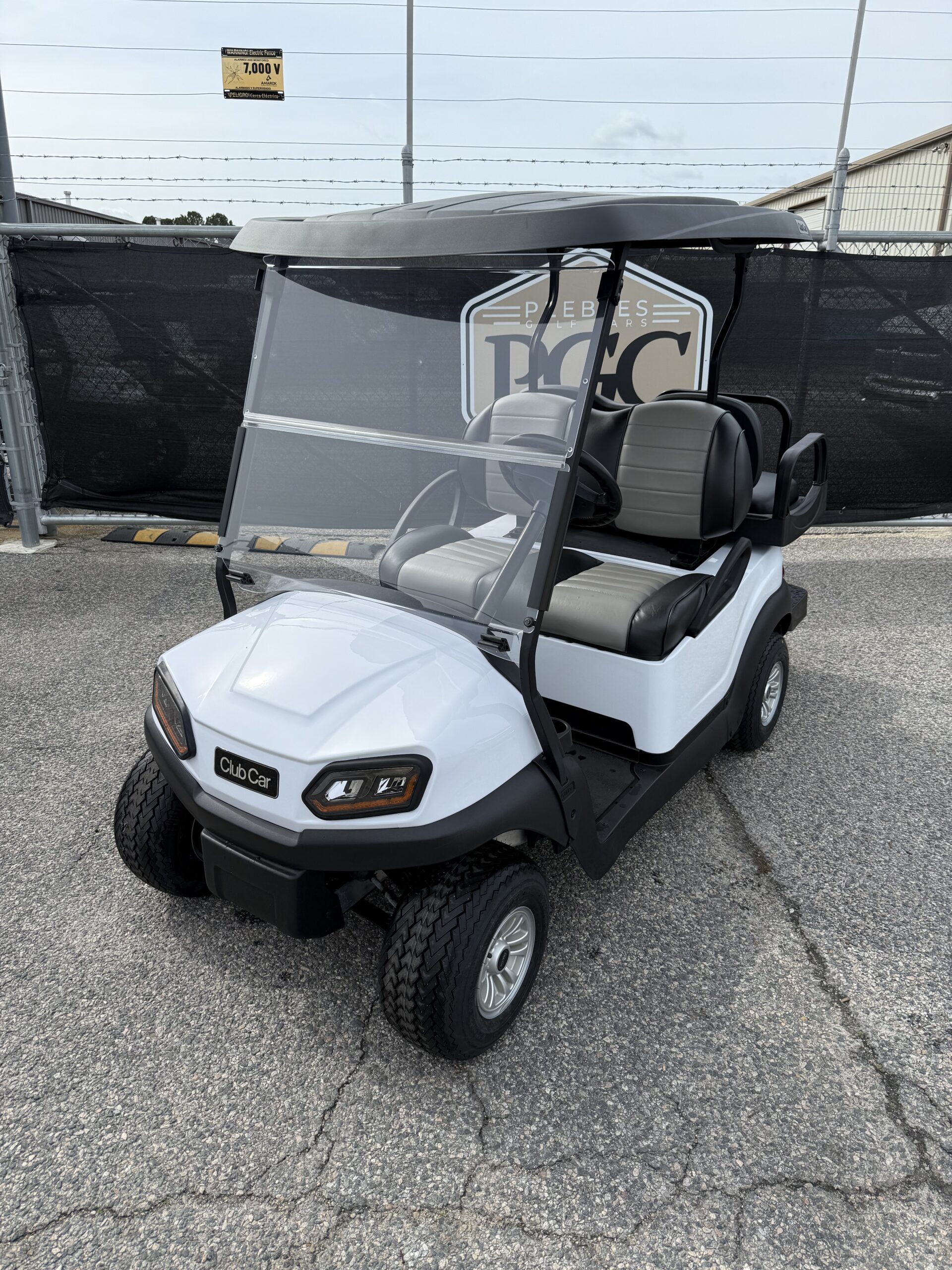 2018 Club Car Lithium Tempo - White 4 Passenger Golf Cart