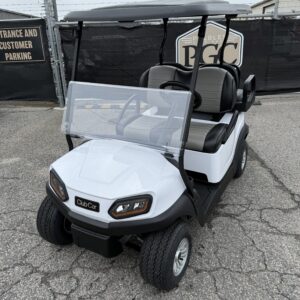 2018 Club Car Electric Tempo - White 4 Passenger Golf Cart
