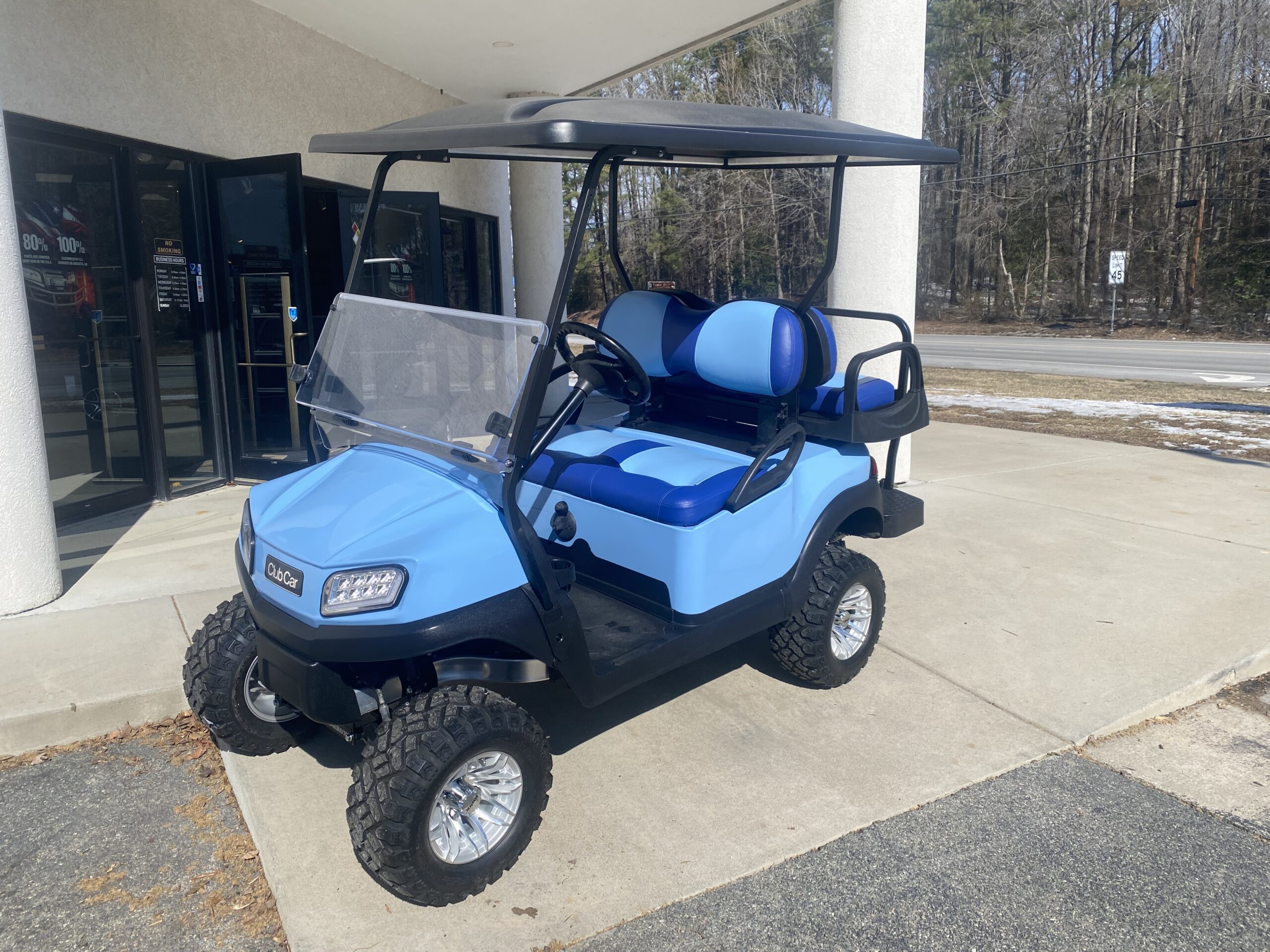 2021 Club Car Lifted Gas 4-pass Golf Cart - Image 4