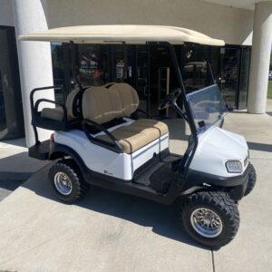 2021 Club Car 4-pass Electric Golf Car- White